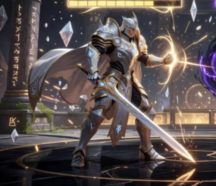 Schemat pasków energii bohaterów w walce AFK Arena przedstawiający momenty aktywacji umiejętności ultimate